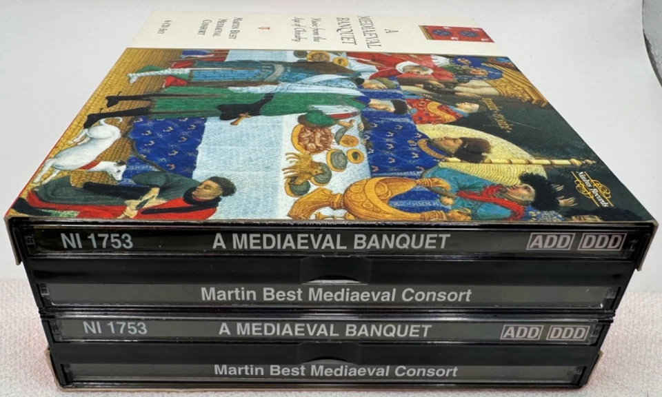 A Mediaeval Banquet: Music from Age of Chivalry - 6 CD Set - NM! - Nimbus 1753 Foto 4 de 4