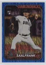 2024 Topps Series 2 Blue Foil /999 Andrew Saalfrank #406 1pk2