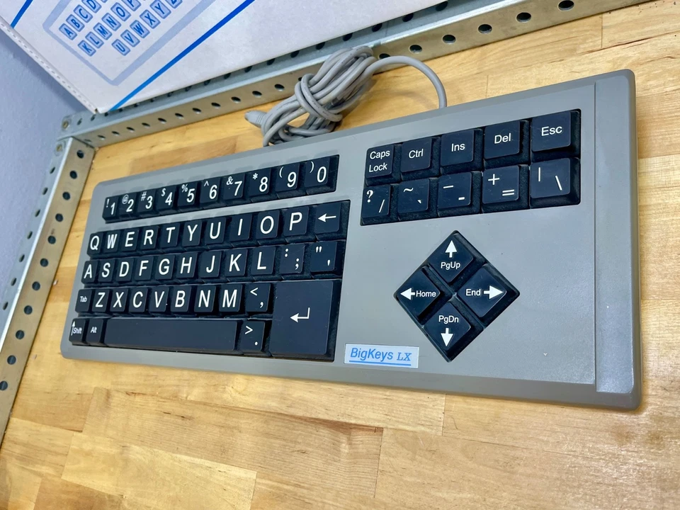 MINT Bigkeys LX Greystone Digital Keyboard Large Print Black Gray - Image 4 of 4