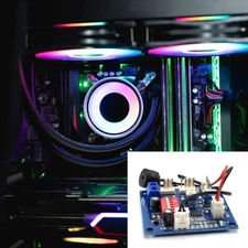 Intelligent PWM CPU Fan Speed Controller For PC Cooling System 3Channel 12V 9A