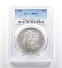 1897 Morgan Silver Dollar MS63 PCGS *7238