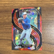 Panini 2025 Select Will Wagner Premier Level Red Ice Prizm Blue Jays #111 /199