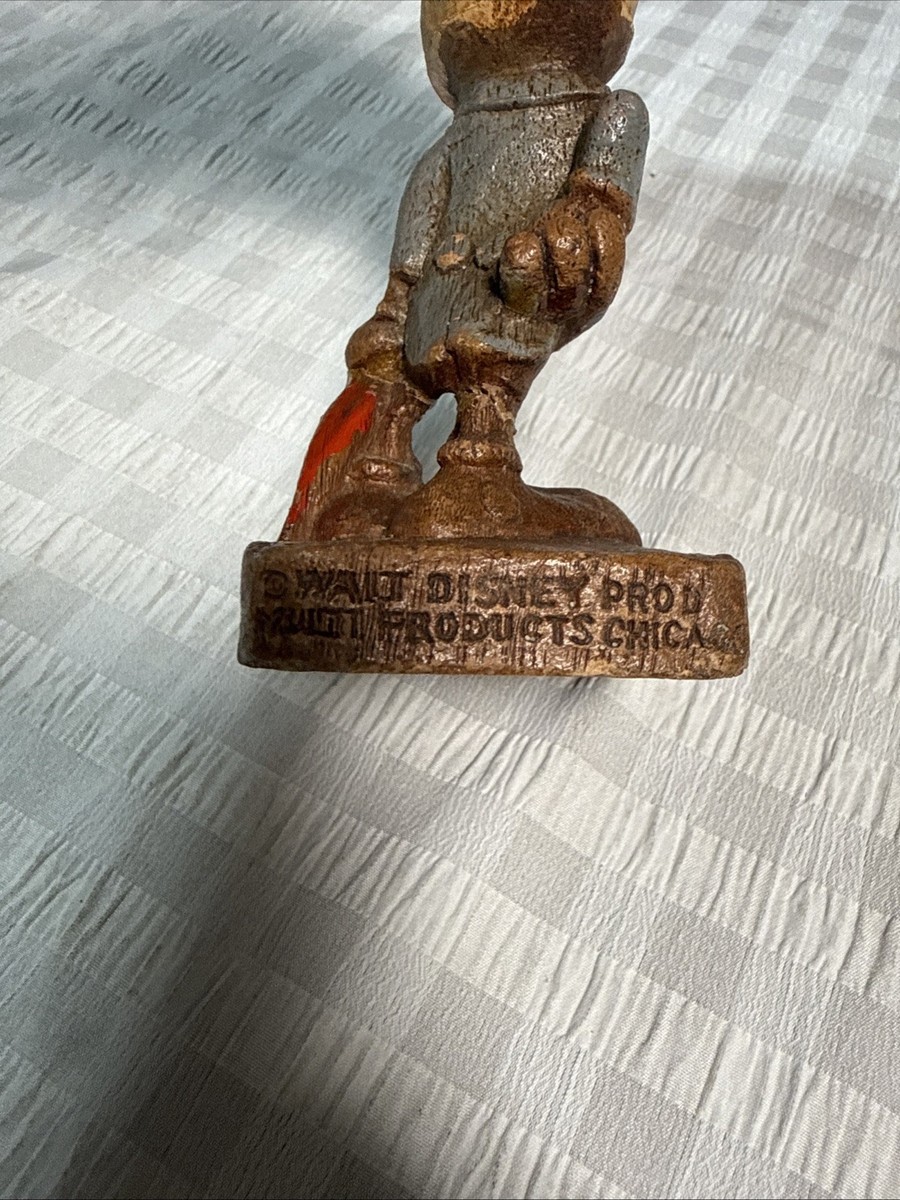 Vintage Walt Disney Productions Jiminy Cricket Figurine Wood