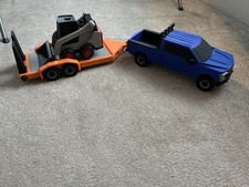 Ford F-150 With Trailer And Bobcat 3D Printed Model