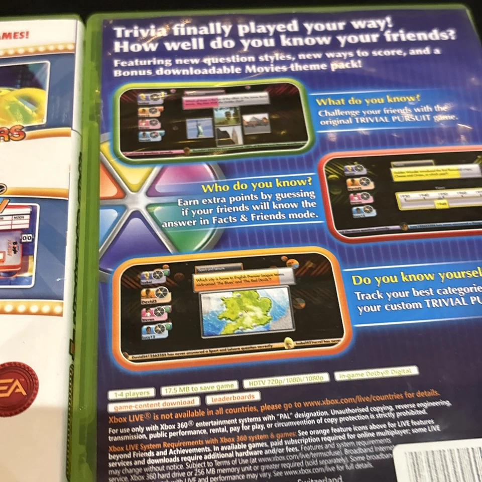 Trivial Pursuit & Family Game Night 4 Microsoft Xbox 360 Games  - Image 3 of 4
