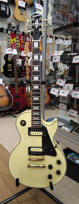 EPIPHONE] LES PAUL CUSTOM model White 1998 Electric Guitar Used