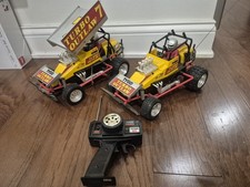 Buy Vintage Toys like Vintage Tyco Turbo Outlaw RC Sprint Car Red Yellow #7 from eBay
