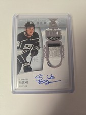 2022-23 Upper Deck The Cup Samuel Fagemo Rookie Auto Patch /249 #104 LA Kings