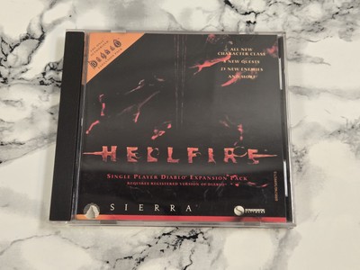 Hellfire - Single Player Diablo Expansion Pack -- (PC, 1997) - With Manual