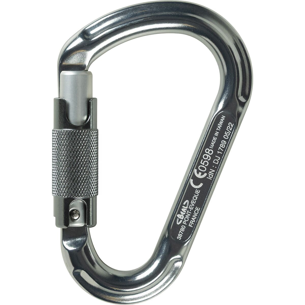 Beal Be Lock HMS Triple Lock Carabiner Gray One Size 4590₽