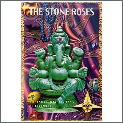 The Stone Roses The Filmore 1995 Concert Poster (USA)