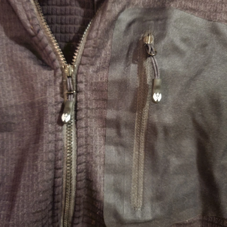 Chaqueta de Entrenamiento Blackhawk Warrior Wear Para Hombre Grande Negra Cremallera Completa Bolsillo en el Pecho  Foto 4 de 4