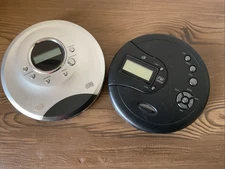 2 CD Players Walkman Durabrand CD-565 (Working)& GPX PC332B W/FM Radio-For Parts