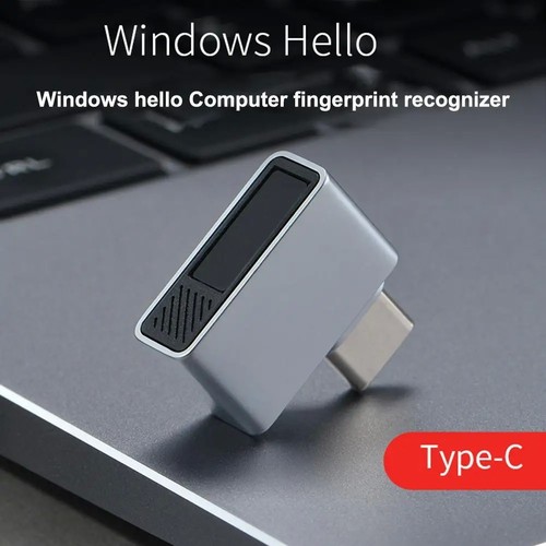 -USB-Fingerabdruckleser für 7/10/11 Typ-C Biometrischer Scanner Laptop PC 3336 - Photo 5/9