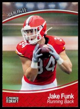 2021 SAGE Premier Draft Jake Funk 176 Red Maryland Terrapins