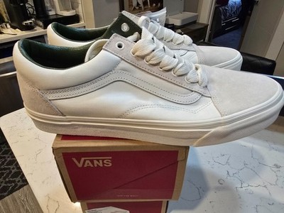 Vans OLD SKOOL OVERSIZED LACE VN0007NTWGR White Green Skateboarding MENS 10 NEW