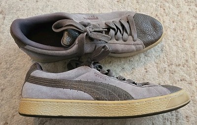 PUMA Men's Size 13 Suede Shoes Gray 356524 02 Rare Classic Vintage Old
