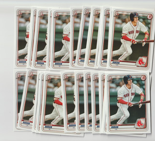 (30) 2020 Bowman 1st First #BP 144 Jarren Duran Boston Red Sox Rookie RC LOT
