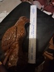 Vintage hand carved eagle statue signed M Eskins #32/2500 11" — photo 2
