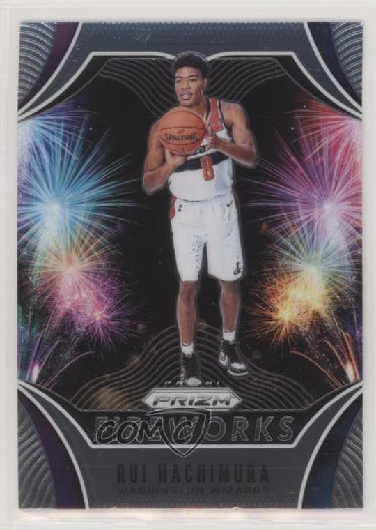 2019-20 Panini Prizm Fireworks Rui Hachimura #29 uk2