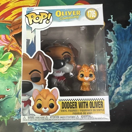 Funko Pop! Vinyl Dodger with Oliver Oliver & Company Disney #1705 W/ Protector