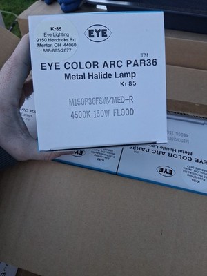 70 watt par 36 metal halide lamp medium base  3500K Eye brand