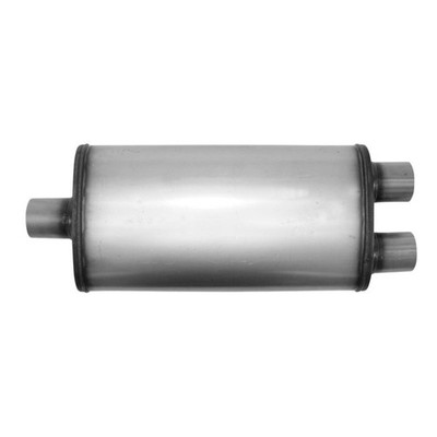 AP Xlerator Performance Muffler - 2.5'' Center/Dual - 4x9'' Oval - XS2268