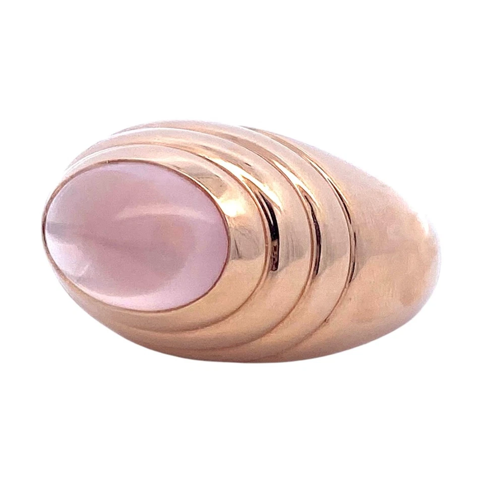 Anillo Boucheron Jaipur Cuarzo Rosa Oro Rosa 18K Foto 4 de 4