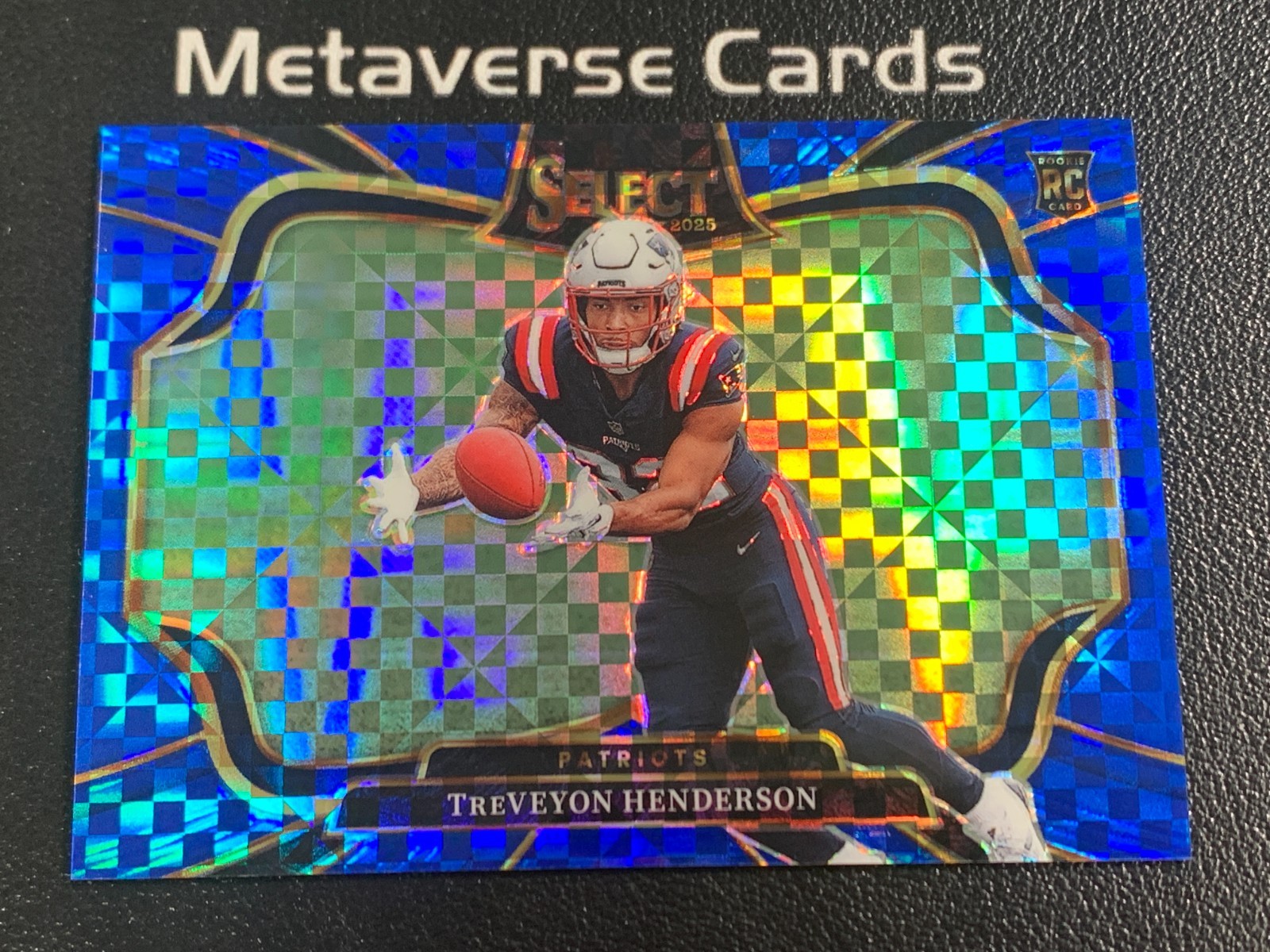 2025 Panini Select TreVeyon Henderson Blue Prizm Field Level Rookie RC 33/75