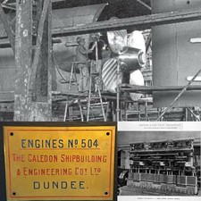Caledon Shipbuilding & Engineering Co Ltd of Dundee Shipbuilders Plate
