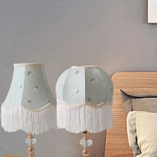 Tabletop Lamp Shade Bedside Light Shade Tassel Modern Portable Stylish Floor