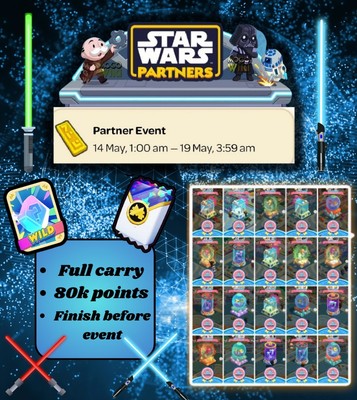 Mogo Star Wars Partner Event  Full Carry  80k   Fast Complete  