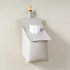 Square Tissue Box Cover - Compatible with Kleenex & Puffs Tissues Cube Boxes - A