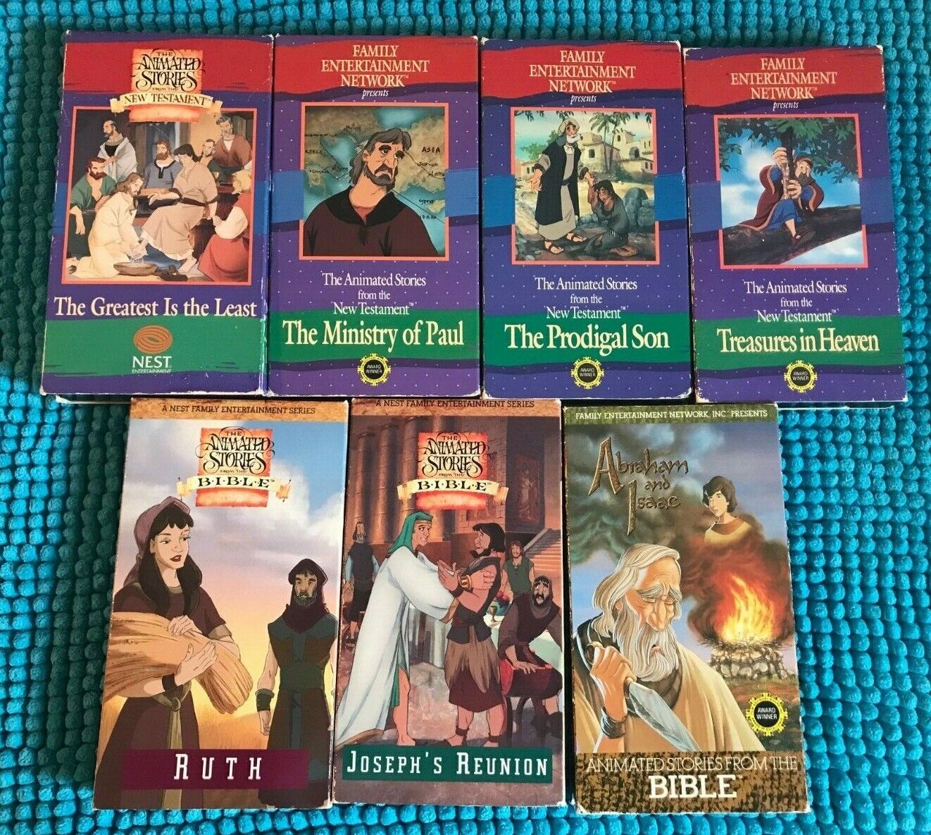 ANIMATED STORIES FROM THE BIBLE~OLD & NEW TESTAMENTS VHS~CHOOSE 1 or ALL~1+  SHIP | eBay