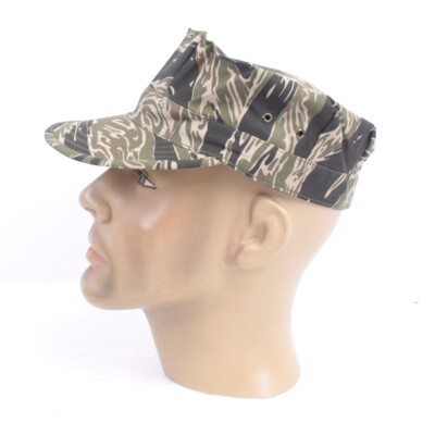 Replica 8 Point USMC Utility Fatigue Cap in Vietnam Tiger Stripe