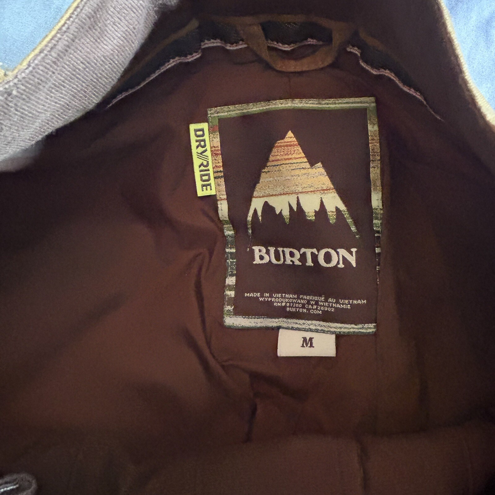 Burton Dryride snowboard pants - Size Medium _ Mint Condition Inseam 31 Inches