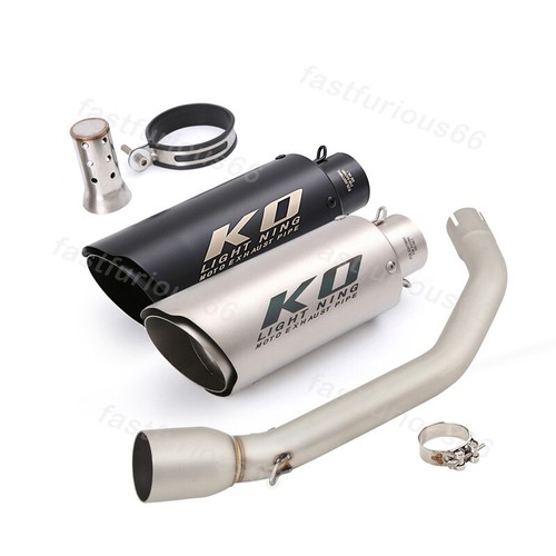 Silenciador de escape para motocicleta Voge 350AC 2023 tubo de enlace medio puntas 51MM asesino DB - Imagen 1 de 12