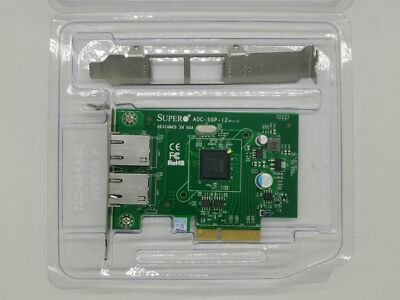 SUPERMICRO AOC-SGP-I2 (INTEL I350-T2 T2V2) QUAD PORT 1Gb/s NIC network card