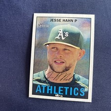 2016 Topps Heritage #92 Jesse Hahn  LOakland Athletics
