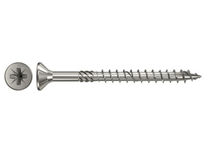 Fischer Spanplattenschrauben Power-Fast 5,0x100 Senkkopf A2 TG PZ 50 Stück