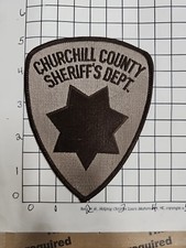 #265 Chuchhill Co. Sheriff's Dept Patch