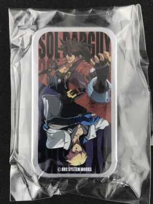 Guilty Gear Strive Sol & Ky Petit CAN Fusen Can Case & Sticky Note INDOR New
