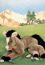 Steiff Cosy Pony: Quality Toy, Yours Forever - Rare Postcard