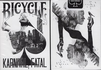 Karnival Fatal Bicycle Playing Cards Poker Size Deck USPCC Custom Limited 