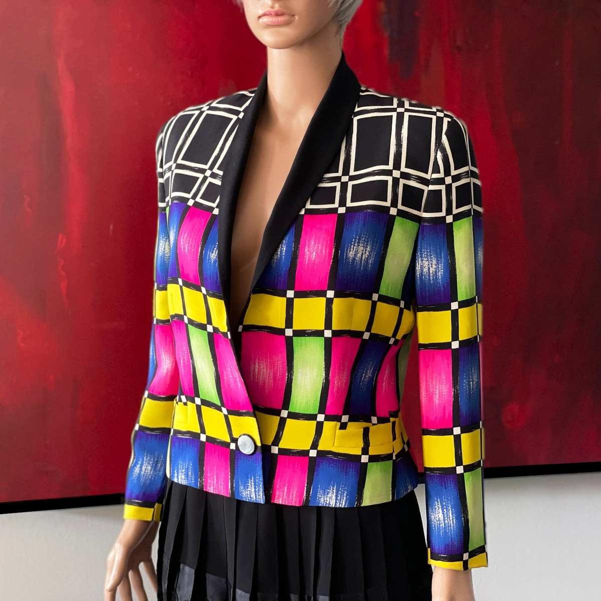 GIANNI VERSACE Pop art print jacket from S/S 1991 | eBay