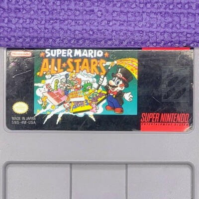 Super Mario All-Stars (Super Nintendo 1993) SNES Authentic | eBay