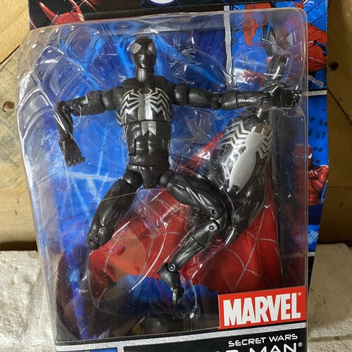 2006 Marvel Spider-Man Origins Black Costume Secret Wars Hasbro Figure NIB - Picture 3 of 6