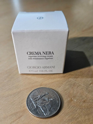 GIORGIO ARMANI CREMA NERA SUPREME REVIVING CREAM MINI TRAVEL 5 ML 0.16 OZR#RA-32
