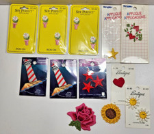 LOT OF NEW SEWING APPLIQUES 19 TOTAL