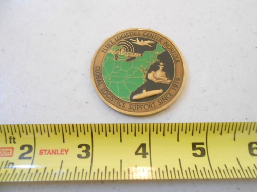 RARE CMC SEALS NAVY FLEET LOGISTICS NORFOLK USN NAVSUP MILITARY CHALLENGE COIN - Picture 4 of 5